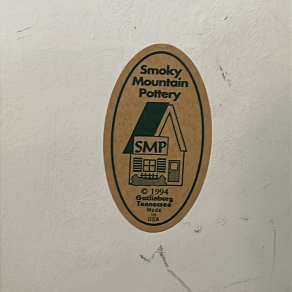 Vintage Smokey Mountain Pottery Ceramic Dog Wall Plaque Best Seat in the House - Picture 4 of 5